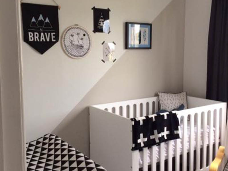Lauren's little guy has a perfectly polished nursery