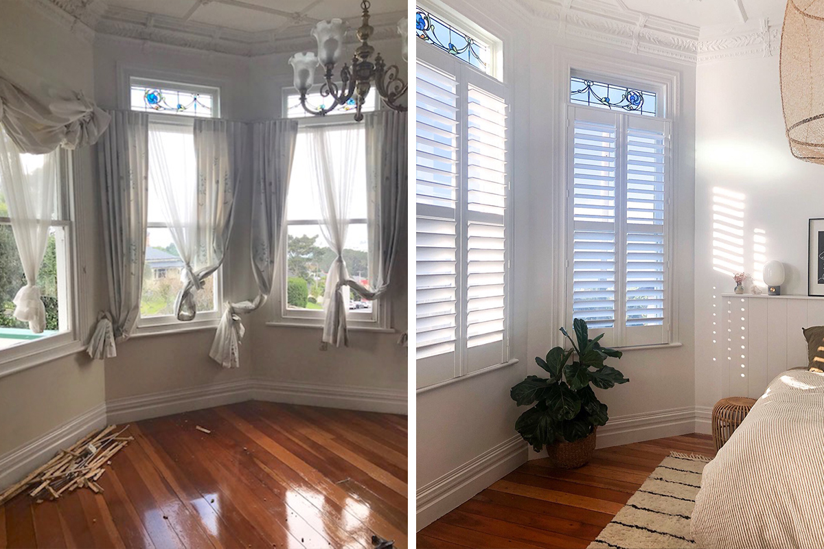 Window before & after
